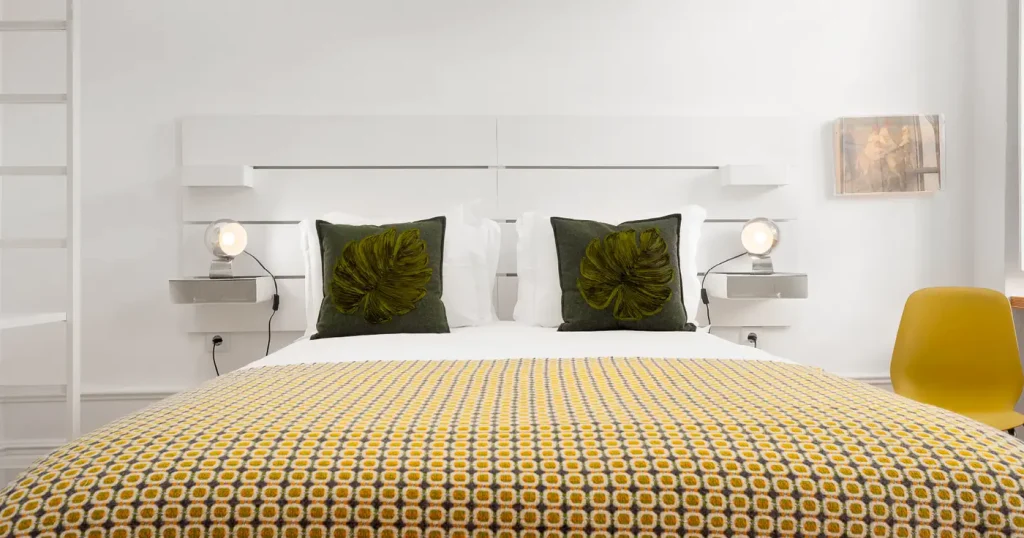 Cama de Alojamento Local gerido pela Host Wise
