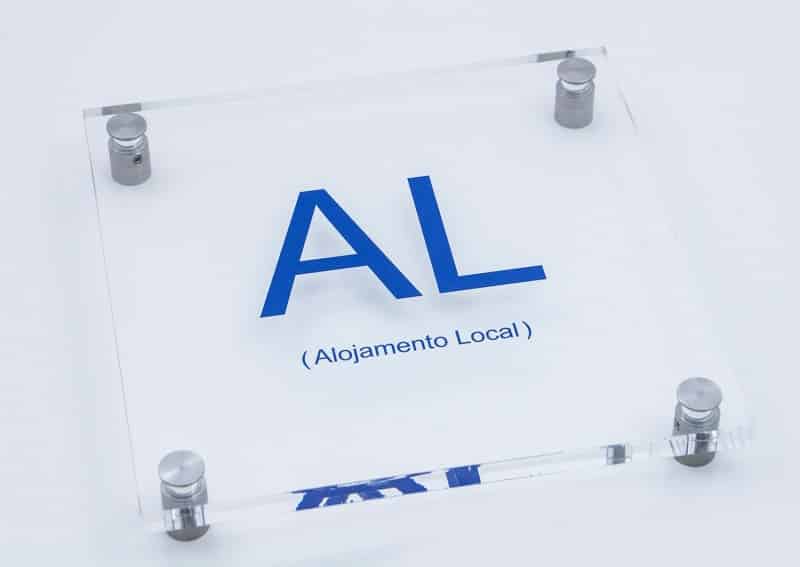 Placa Alojamento Local