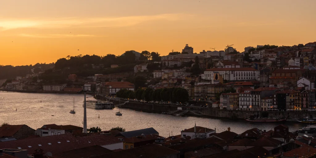 Sunset in Porto