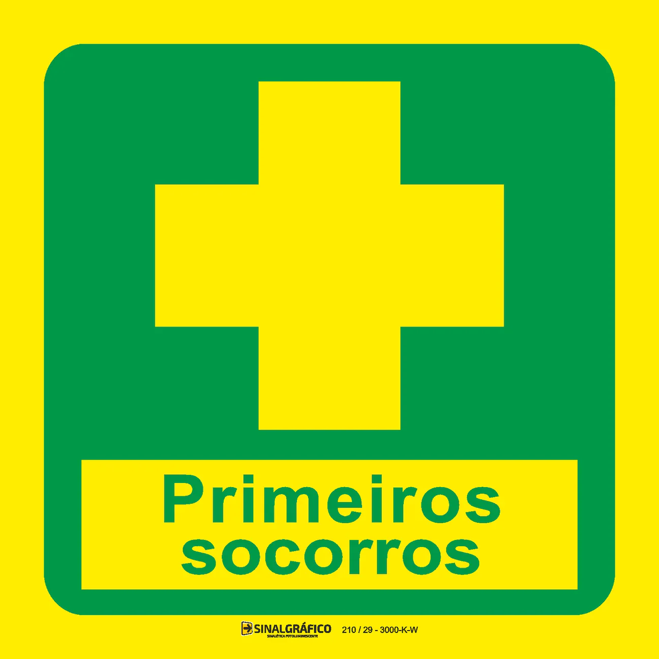 Sinalética Primeiros Socrorros